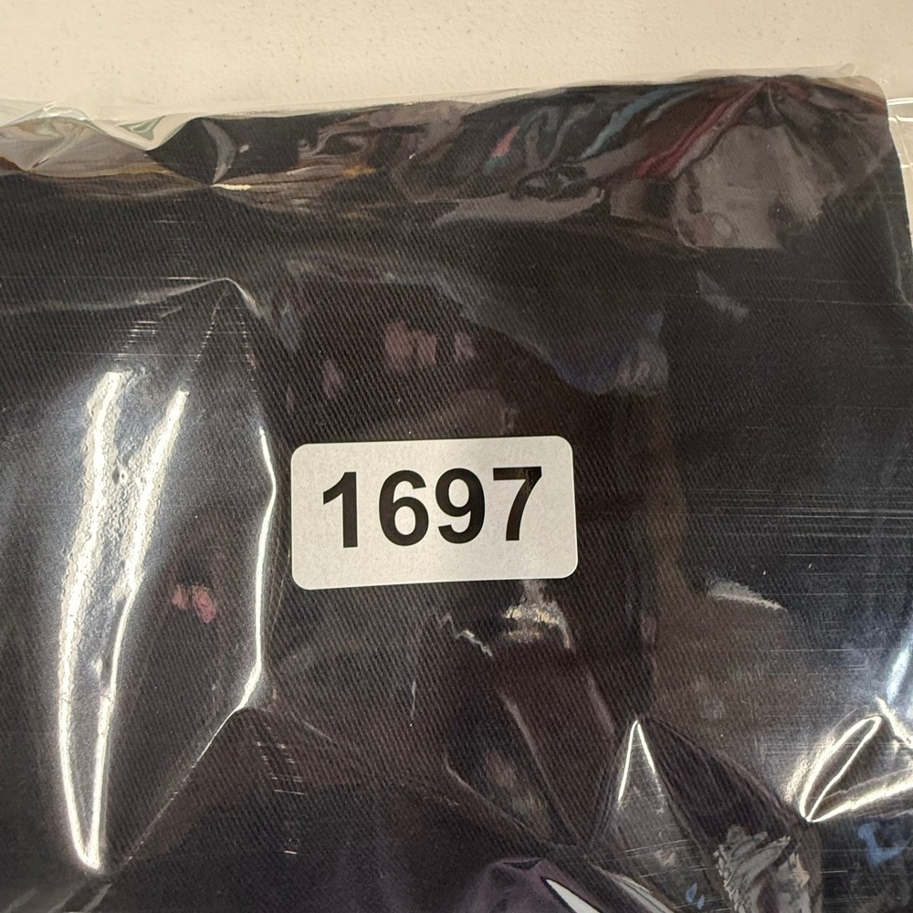 Akademiks Jean Jacket Black Y2K Graffiti Denim Jacket Street Size L 14/16 - Picture 14 of 14